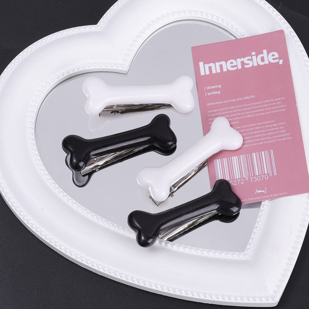 2pcs Lovely Dog Bone Hair Clips Headwear Barrettes Cute Hair Duckbill Clips Hair Accessories For Women