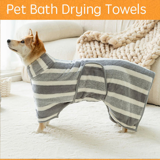 Ultra-Soft Coral Fleece Dog Towel – Absorbent, Quick-Drying, Cozy Care