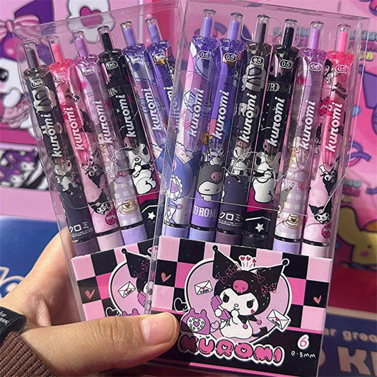 Sanrio Hello Kitty Kuromi 6pcs Pe