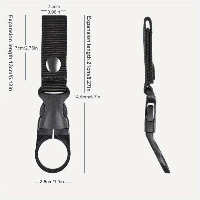 Portable Multi-Functional Hiking Tool - Outdoor Hanging Button, Bottle Clip for Camping, Travel
