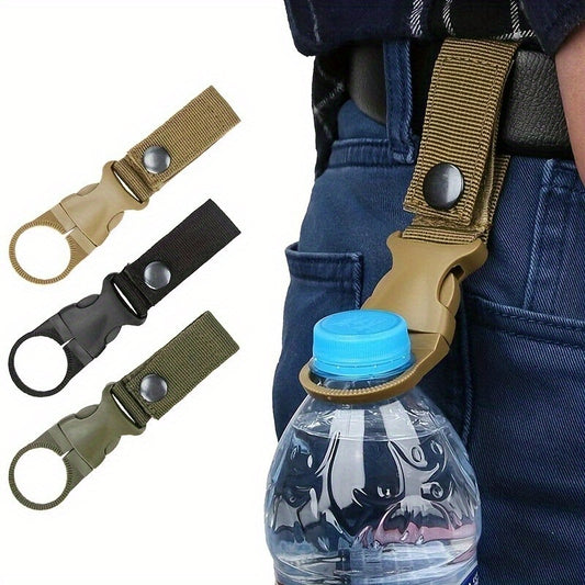 Portable Multi-Functional Hiking Tool - Outdoor Hanging Button, Bottle Clip for Camping, Travel