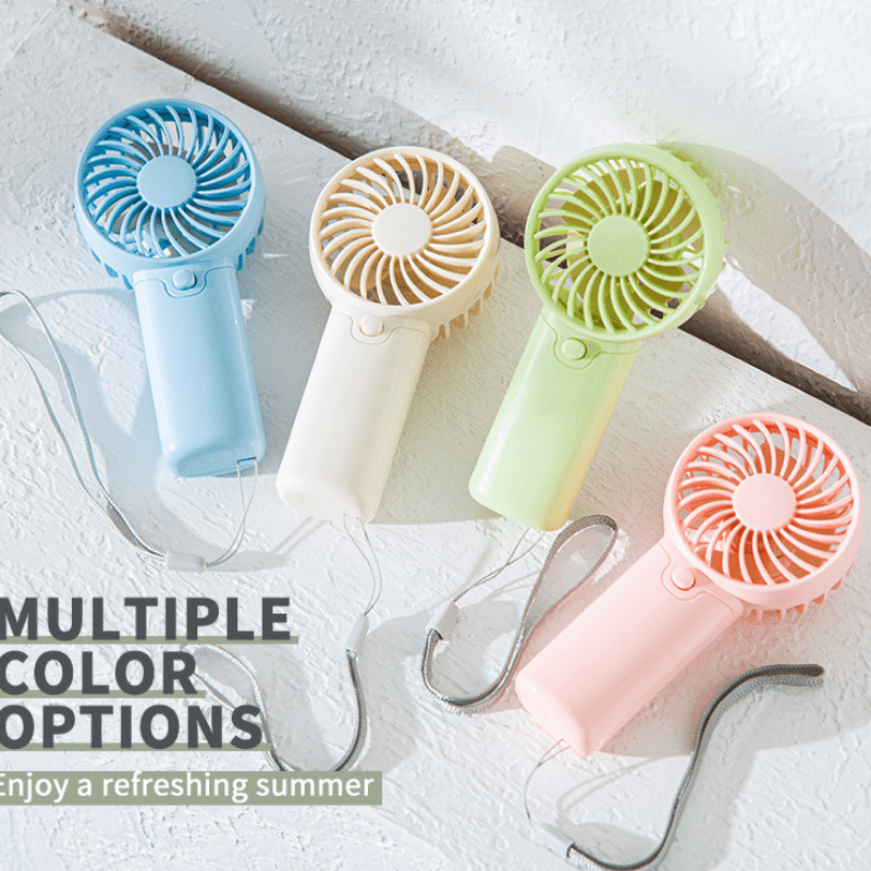 Portable Mini Fan, Compact & Lightweight | Battery-Operated, Ideal for Office, Outdoor, Travel & Camping - Stay Cool Anywhere, Anytime! (AAA Batteries Not Included)