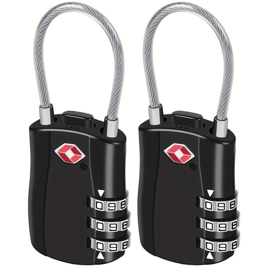 Durable TSA-Approved Alloy Combination Lock for Travel, Luggage, Gym & Bikes - Premium ABS Security Padlock