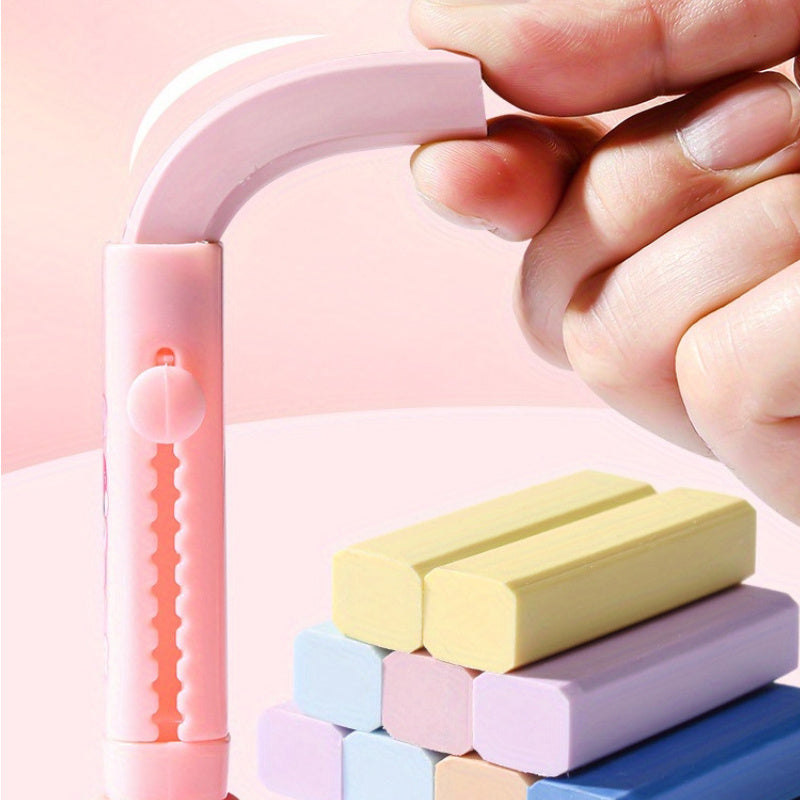 Pack of 2 Push-Pull Erasers Gift Stationery