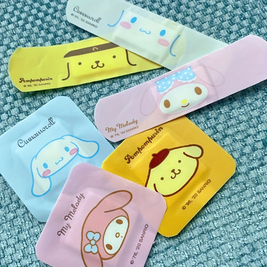 40 Pcs Breathable Cute Kawaii Waterproof Bandage Stickers for Wound Care & First Aid