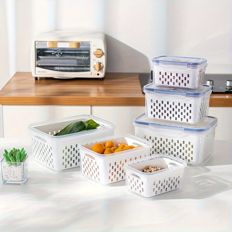 Airtight Food Storage Containers – 4pcs Stackable Set