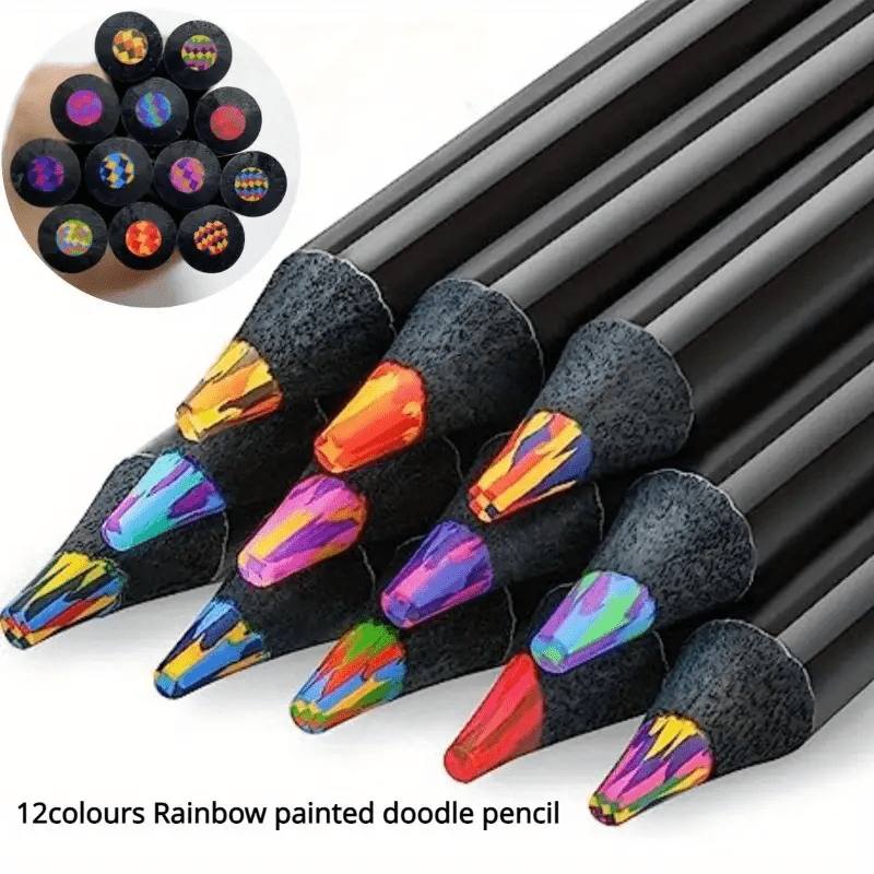 5/10pcs Rainbow Gradient Magic Pens