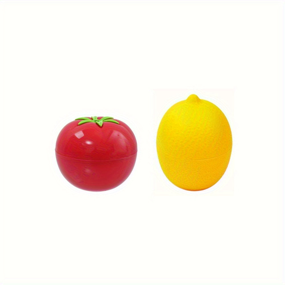 5pcs Fruit Shaped Food Savers – Reusable, Flip Top