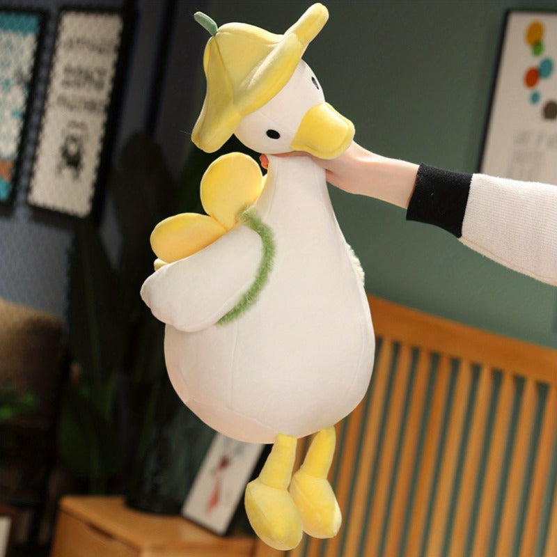 Adorable Kawaii Duck Plush Toy - Soft Stuffed Animal for Kids, Best Birthday & Holiday Gift