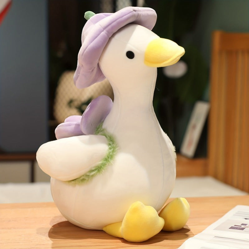 Adorable Kawaii Duck Plush Toy - Soft Stuffed Animal for Kids, Best Birthday & Holiday Gift
