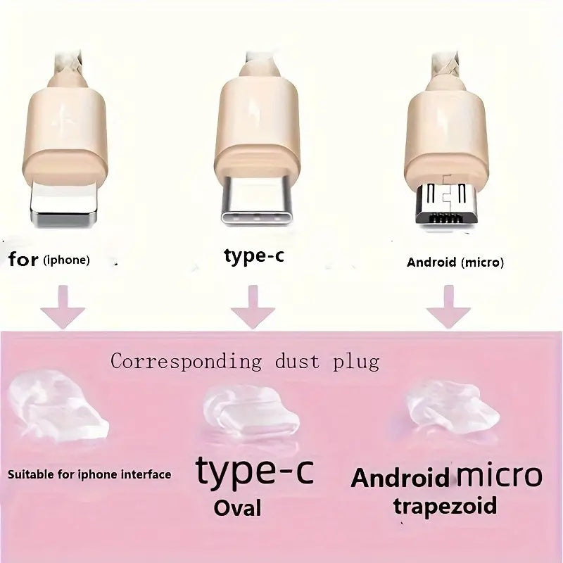 Silicone Rose Dust Plug for iPhone & Android