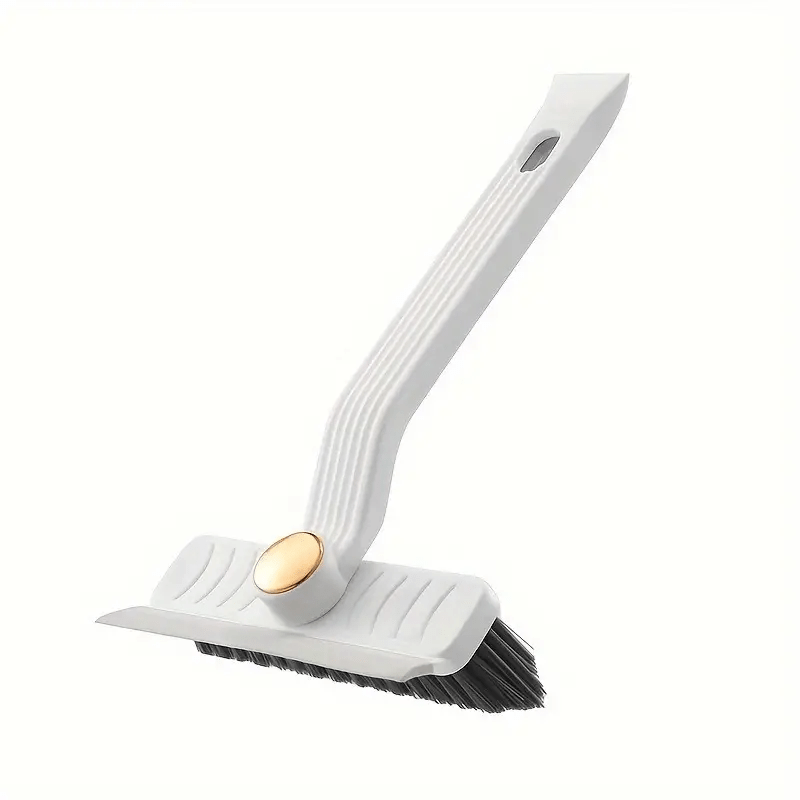 3-in-1 Multi-Purpose Tile Cleaning Brush - 360° Rotating Hard Bristle Scrubber, No Power Required, for Bathroom, Kitchen, Bedroom, Toilet, Car