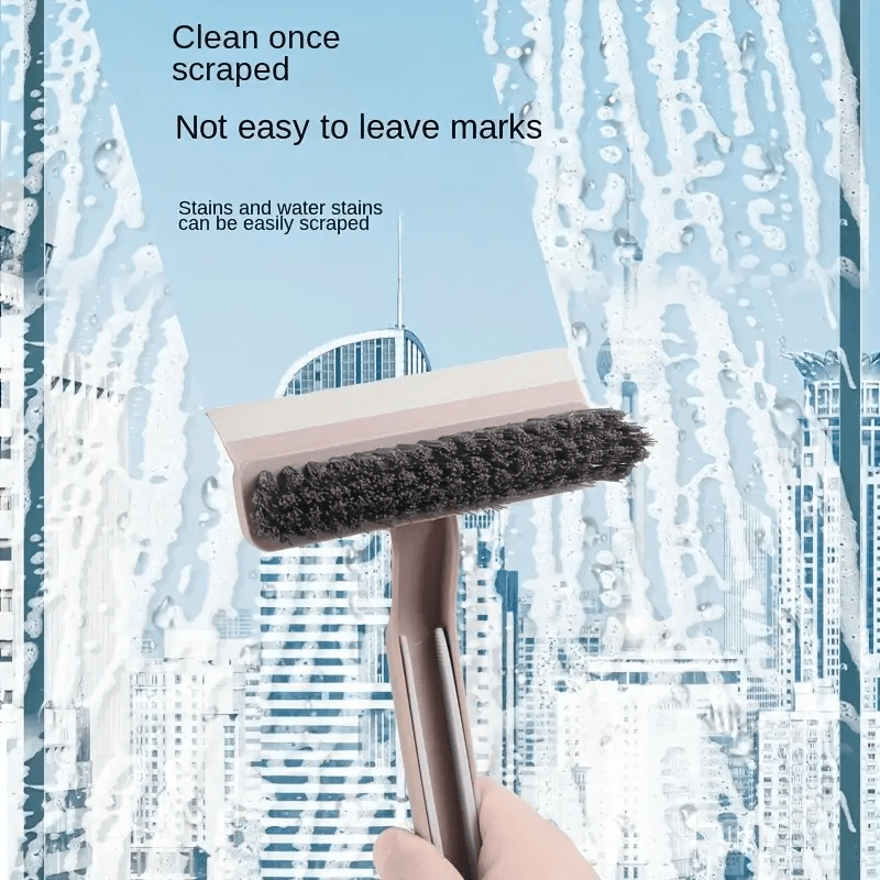 3-in-1 Multi-Purpose Tile Cleaning Brush - 360° Rotating Hard Bristle Scrubber, No Power Required, for Bathroom, Kitchen, Bedroom, Toilet, Car