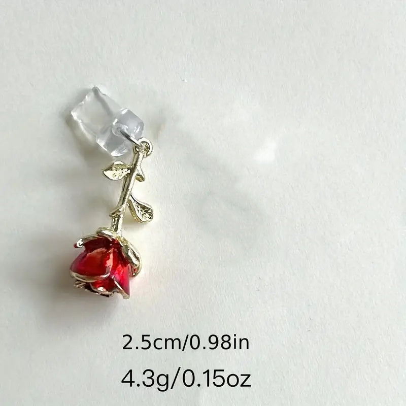 Silicone Rose Dust Plug for iPhone & Android