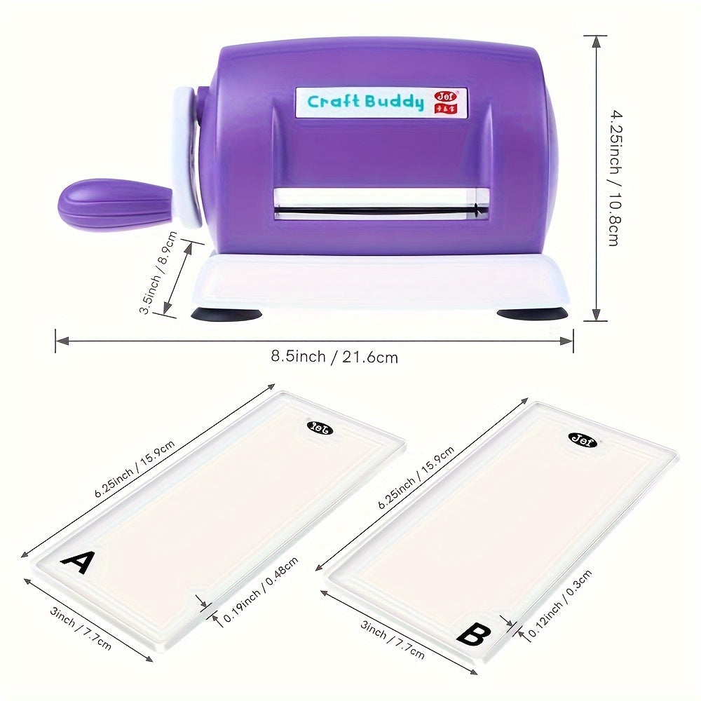 Practical DIY Plastic Paper Cutting Embossing Machine - Creative Craft Buddy Die-Cut Machine for Craft Scrapbooking Album Cutting Tools