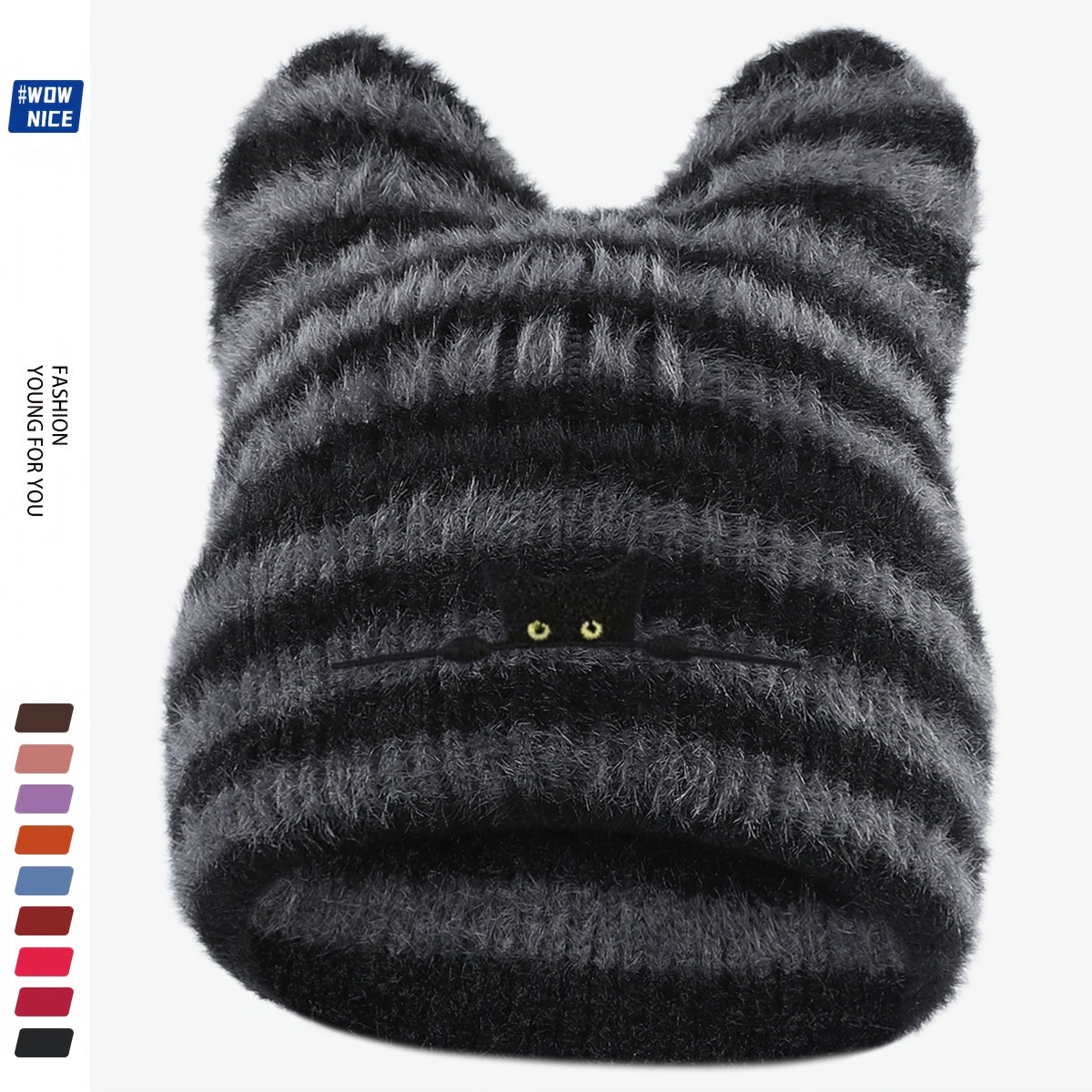 Women's & Men's Plush Winter Hat with Fluffy Ears