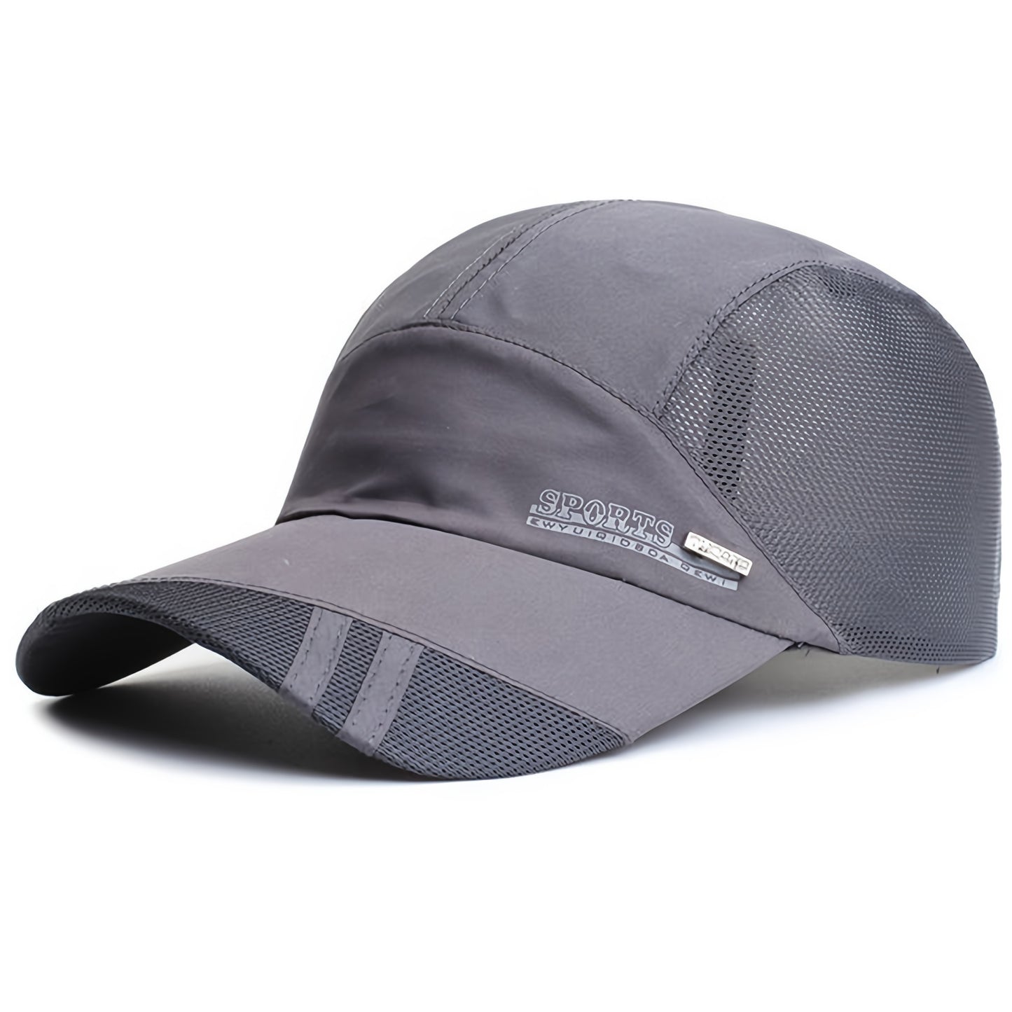 Men's Spring/Summer Lightweight Breathable Outdoor Casual Fishing Duckbill Cap Quick-Dry Thin Sports Baseball Hat