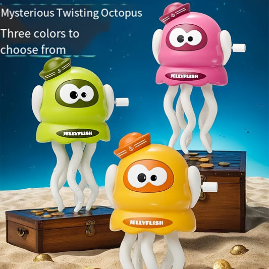 A dancing octopus with a twist mechanism,u