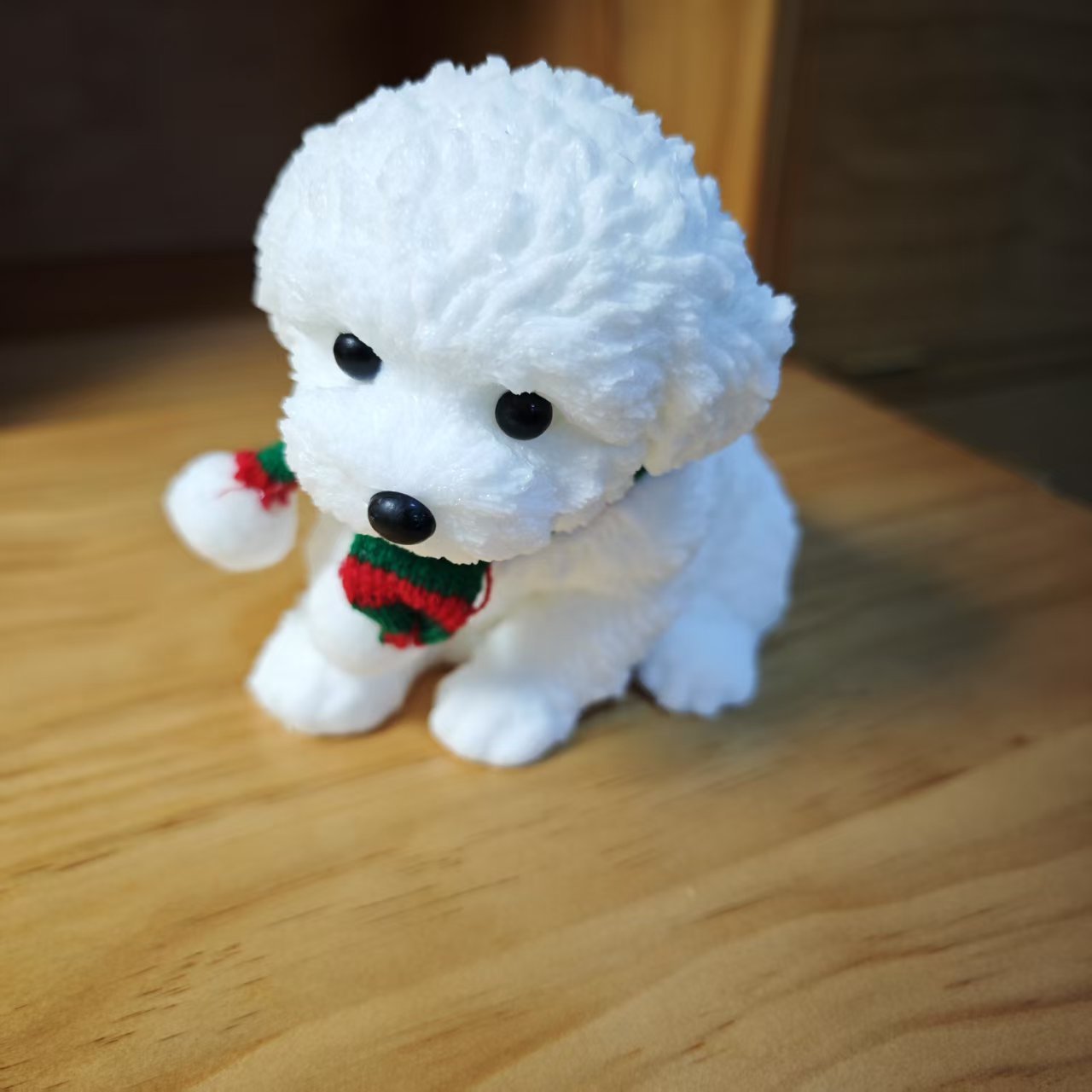 This White Teddy Bear Has a Fun and Stress-Relieving Squeeze, Made of Soft Silicone! This Is What a Puppy Does When They Are Not Awake! They Do This to Get Back Somebody'S Food, Because They Are Full!