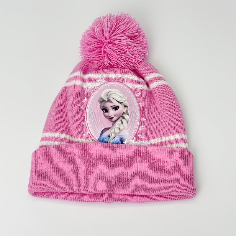 3pcs Knit Hat Set - Knitted Scarf and Gloves, Beanie