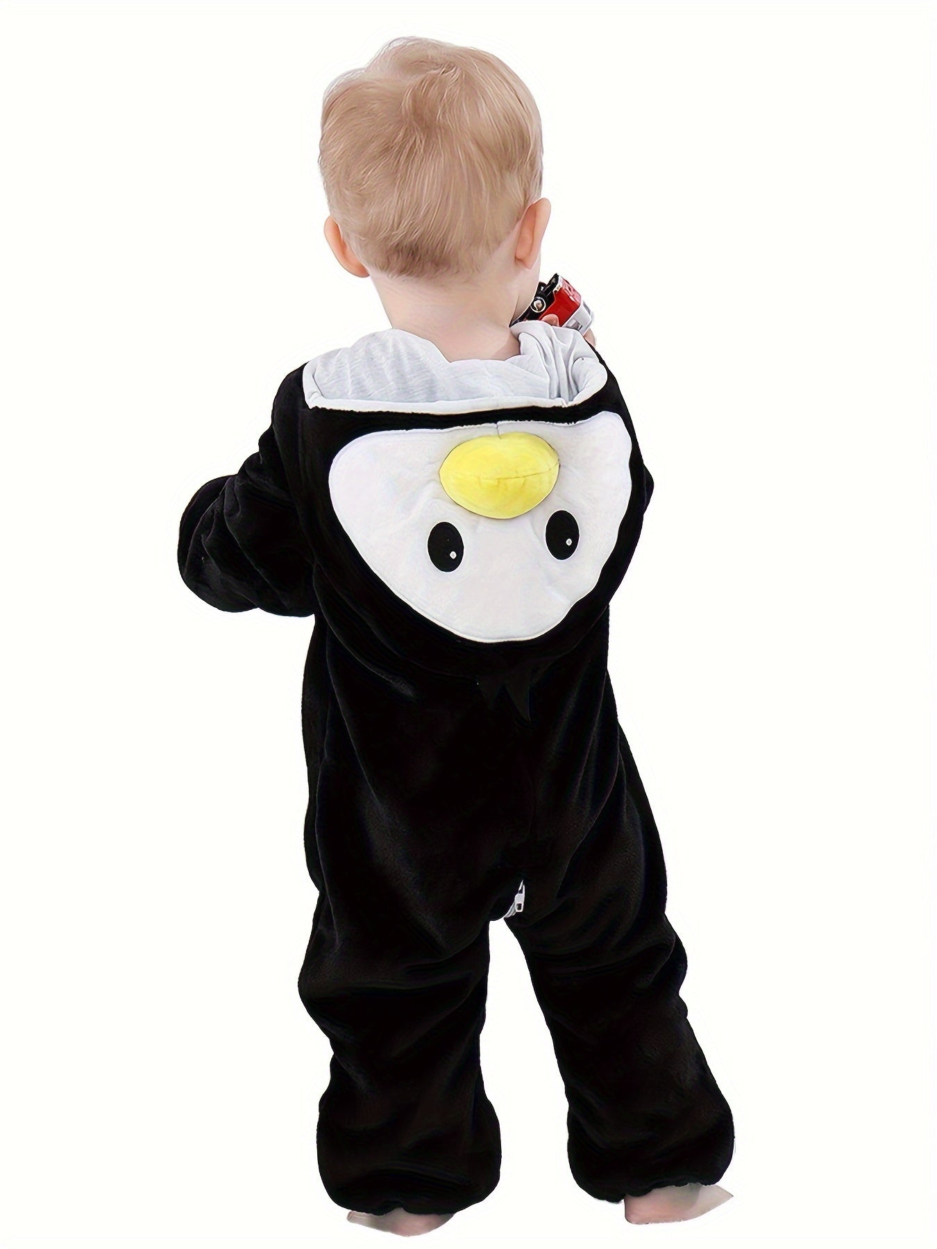 [Cute Penguin Onesie] DEBAIJIA Cute Cartoon Penguin Onesie - Unisex Baby Hooded Bodysuit.