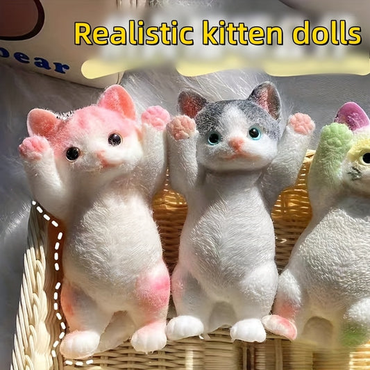 [Cute Cat Squeeze Toy] Cute Cat Squeeze Toy, New Favorite in Animal Series - Perfect Gift for Christmas, Valentine's Day, Thanksgiving, Easter
