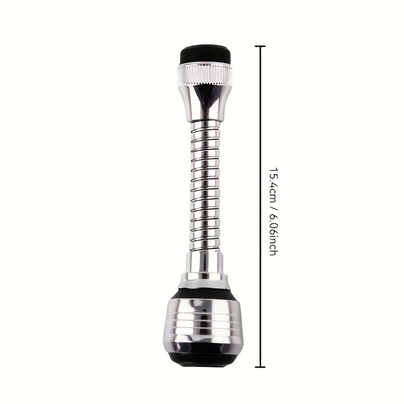 [Water-Saving] 360° Rotating Kitchen Sink Faucet Aerator with Hose | Stainless Steel Valve, Plastic Hose | Water-Saving, Anti-Splash, Easy Install | Kitchen Sink Upgrade, Contemporary Kitchen Faucet