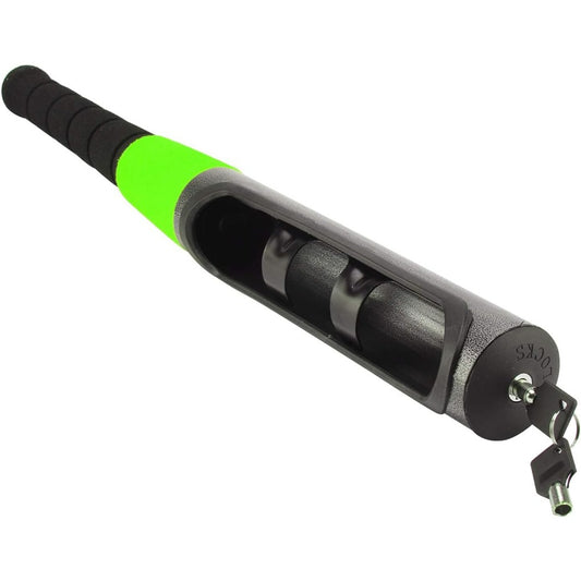 Heavy Duty Universal Car Steering Wheel Lock - Baseball Bat Style Anti Theft Security Device Car Steering Wheel Lock Anti Theft Security Device Universal Vehicle Lock (Green)