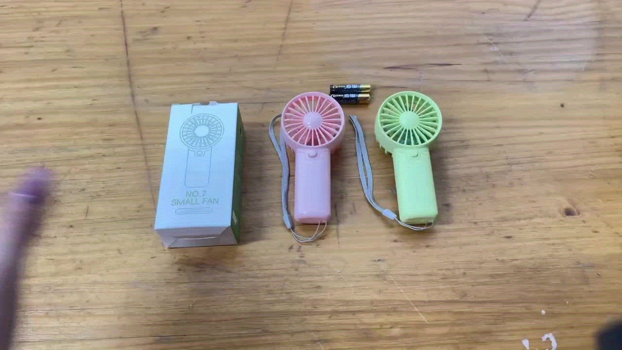 Battery Operated Mini Portable Fan, Lightweight Handheld Fan