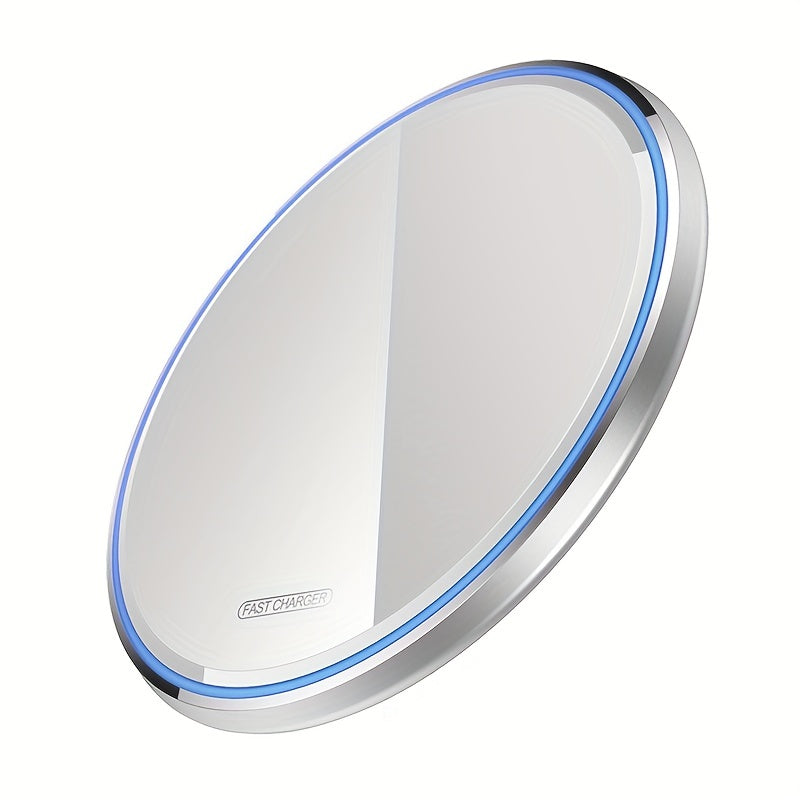Fast Wireless Charger ALDNOAH Fast Wireless Charger | 15W, USB Type-C Charging Pad, Compatible with iPhone 16 15 14 13 12 Pro Max Mini 11 XS XR X 8 Plus Airpods 4 3 2, Samsung Galaxy S24/S23/S23 Ultra/S22/S22+/S22 Ultra/S21