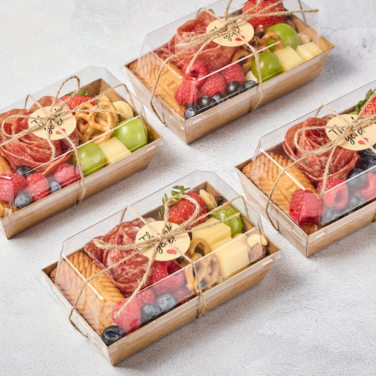 Stackable Baking Boxes 20 Stackable Transparent Plastic Baking Boxes with Lids.