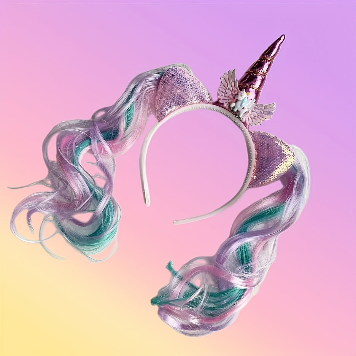 1pc Unicorn Birthday Party Decoration Headband, Holiday Accessories