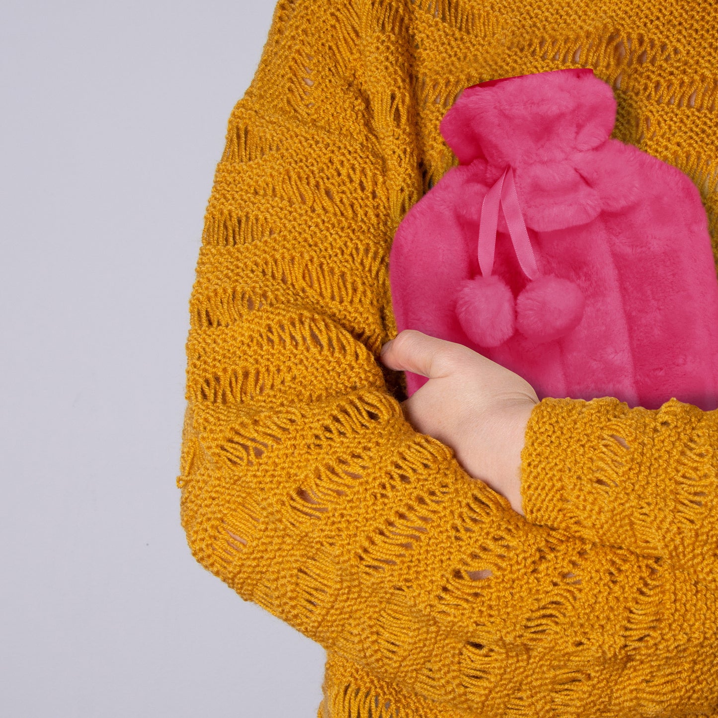 Cosy Hot Water Bottle with Plush Cover