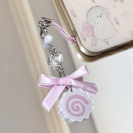 1pc Cute Fish Skateboard Phone Charm, Japanese Gudemori Illustration, Handmade Accessory for Ladies Daily Use, ABS Material