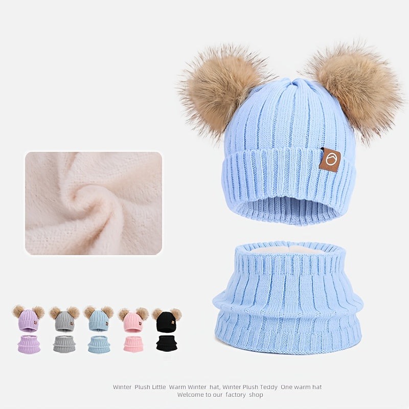 2pcs Winter Knit Set