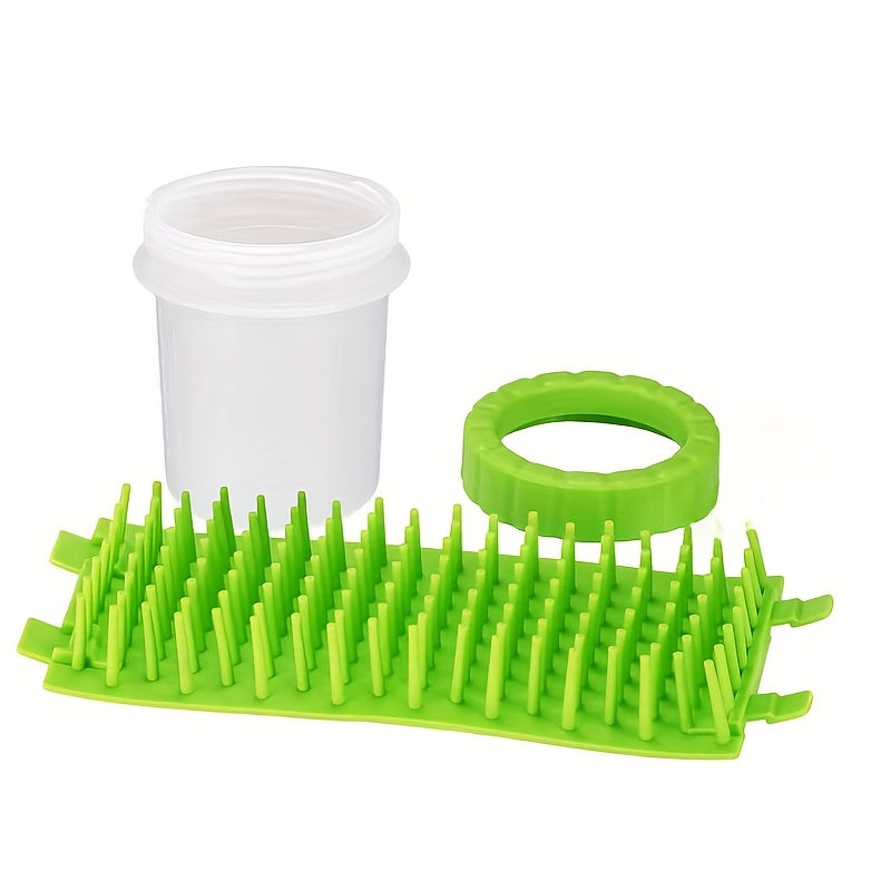 [Magic Pet Cleaner] Portable Automatic 1pc Silicone Pet Foot Washing Cup | Dog & Cat Paw Cleaner, Magic Beauty Cleaning Wipe-Free Brush for Dirty Paws, Travel-Friendly, Available in Blue, Pink, Green, Light Blue