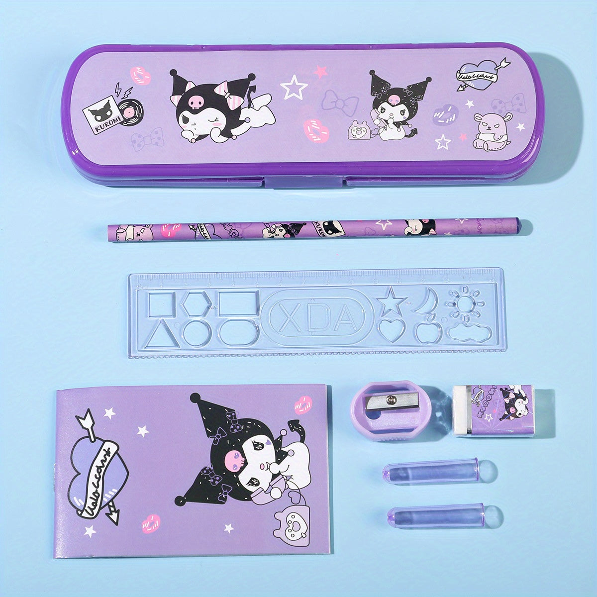 8pcs Sanrio Series Gift Student Stationery Set