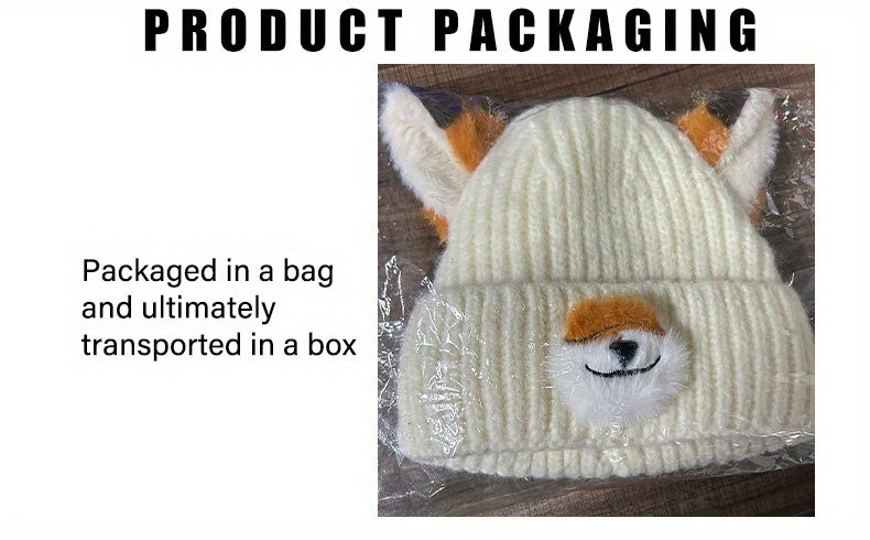 Cute Fox Ears Beanie Hat