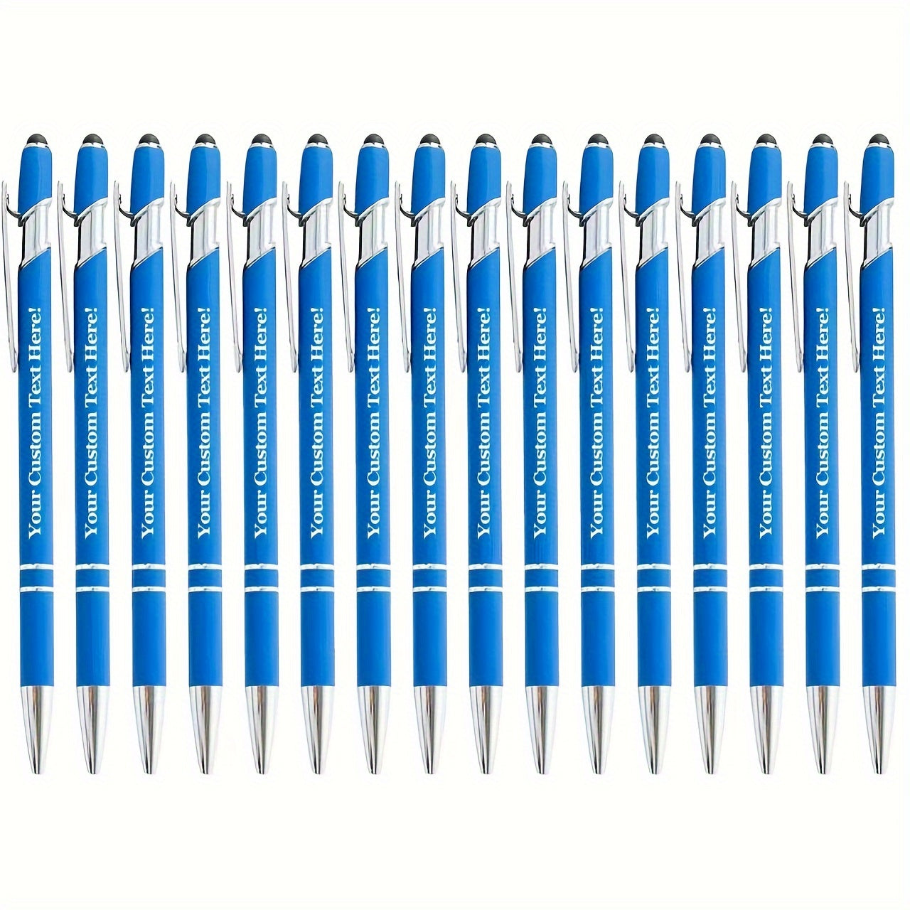8pcs/16pcs/24pcs Round Metal Retractable Ballpoint Pen Set | Smooth Writing Experience, Medium Tip, Suitable for Office, School, Diary and Art Projects, with Personalized Touch