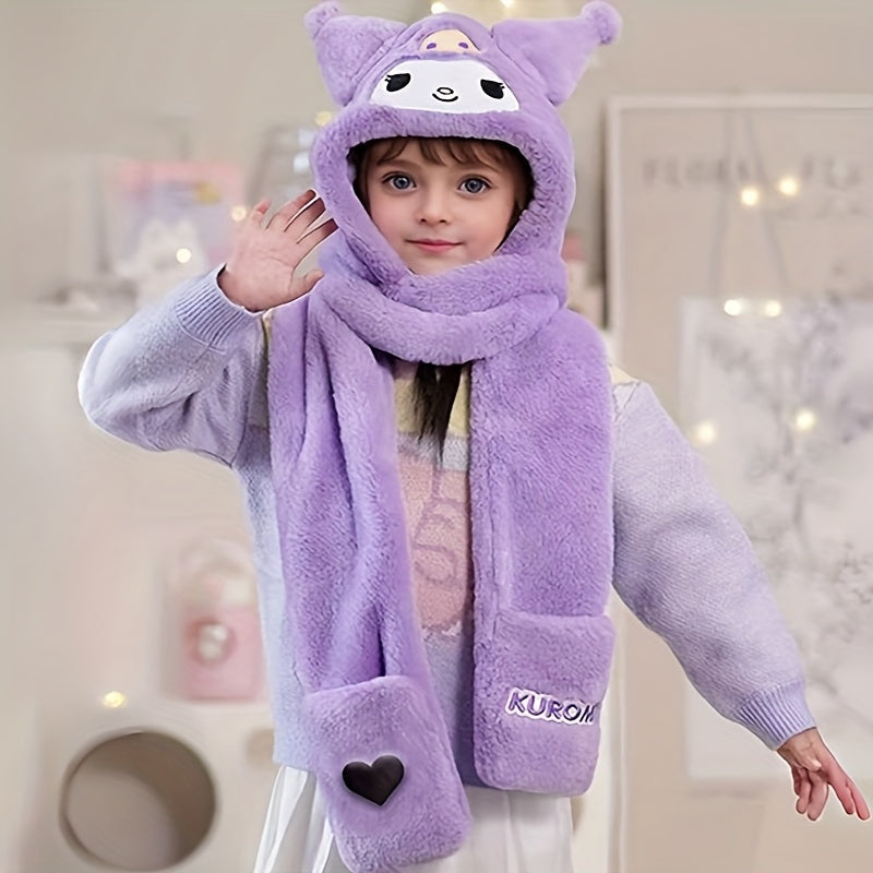 1pc Sanrio Kuromi Plush Hat