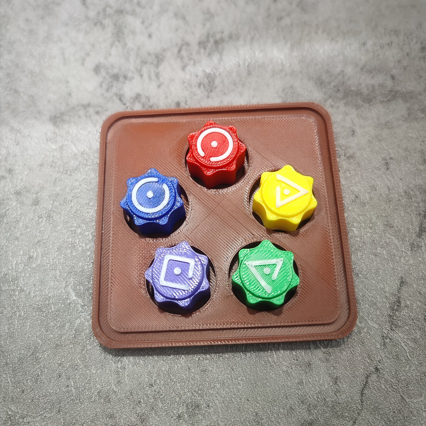 [Traditional | Family] Korean Traditional Game Set, Plastic Family Travel Party Pack | Gonggi Game, Stone Catching Game for Parties and Outdoor Activities, No Electricity Needed