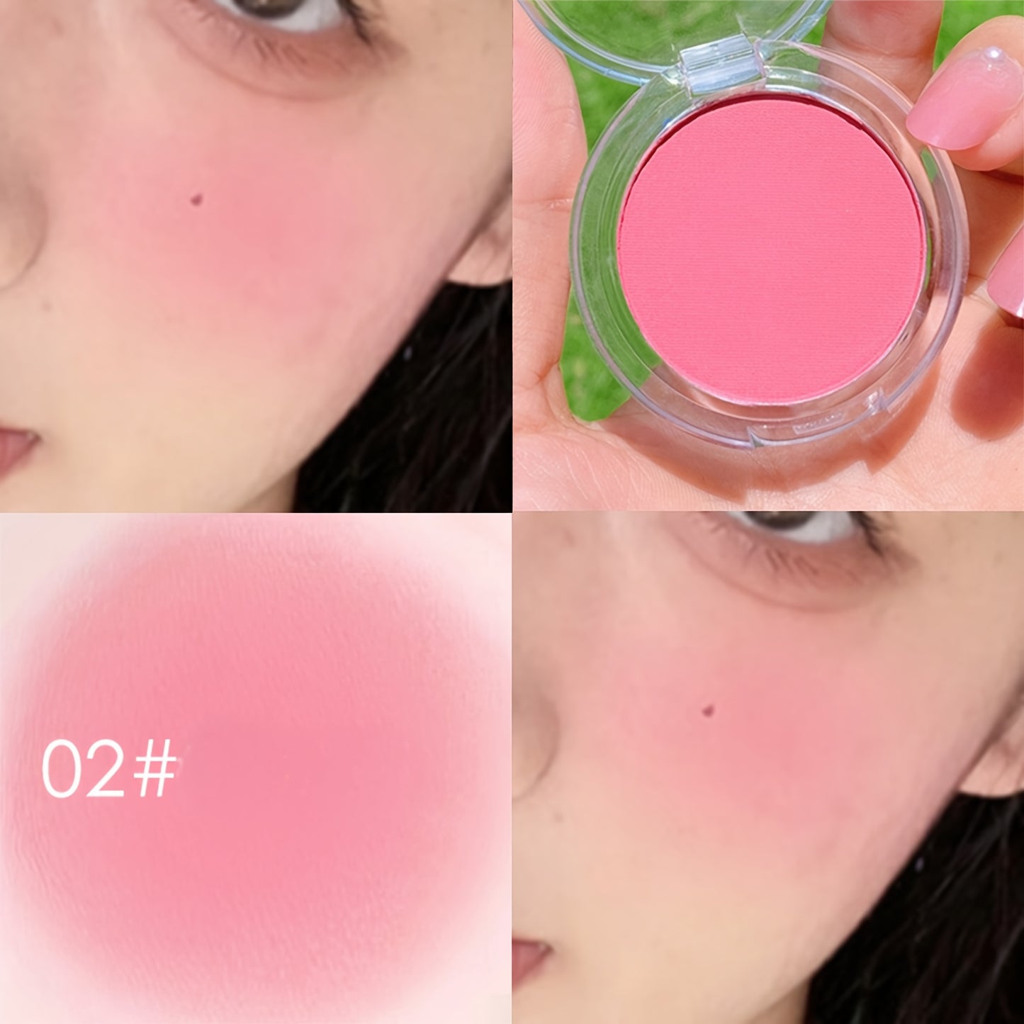 8 Shades Matte Blush Powder - Lightweight, Low Saturation, Buildable Coverage, Water-Resistant - Perfect for Valentine's Day & Birthday Gifts