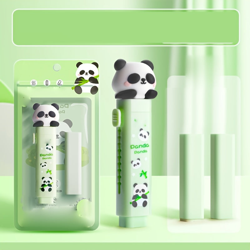 Pack of 2 Push-Pull Erasers Gift Stationery