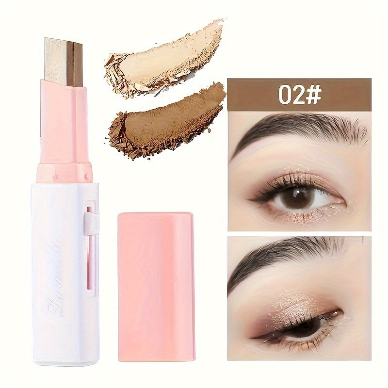6pcs Double-Color Iridescent Eyeshadow Stick Set