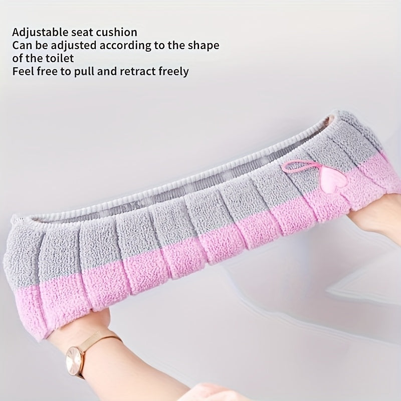 5pcs WinterWarmth Toilet Seat Covers