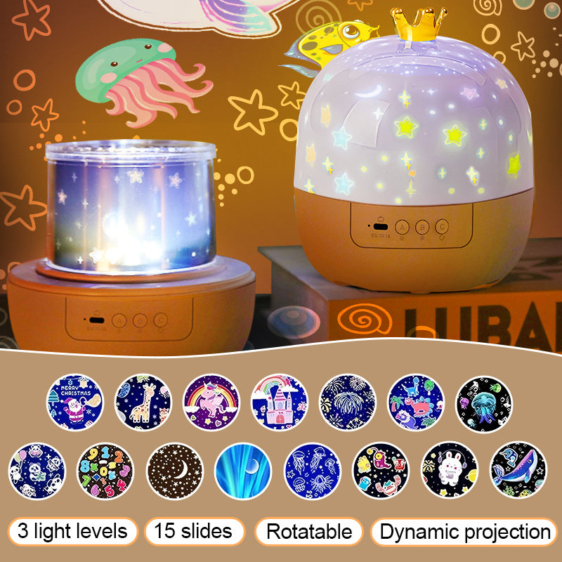 Galaxy Starry Sky Projector Night Light with 360°
