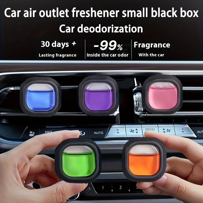 30-Day Long-Lasting Vent Clip Car Air Freshener - Effective Odor Eliminator with Essential Oil Scent, Non-Toxic Fragrance Source, Compact 0.14 oz Size, Easy to Use, and Fresh Car Smell Guaranteed