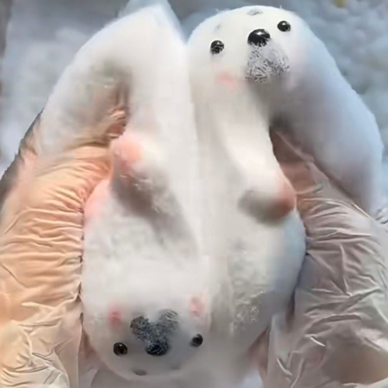 [Seal & Sea Lion | Squishies] Adorable Silicone Seal and Sea Lion Squishies | for Adults & Youngsters Party Gifts Holidays | Low-Cost Cement Burst Mud Animal Shape