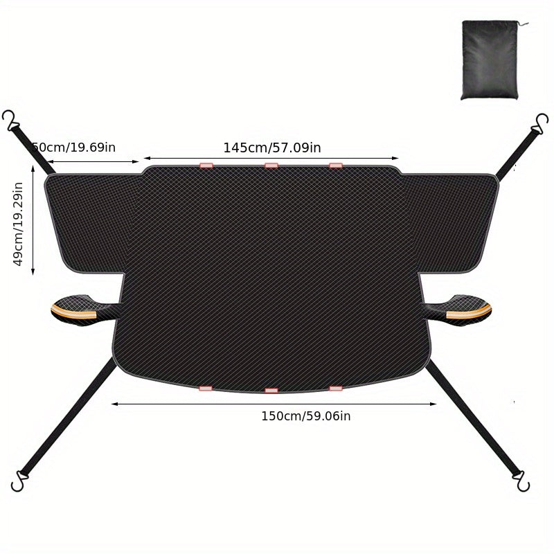 Heavy-Duty Magnetic Car Sun/Snow Shield
