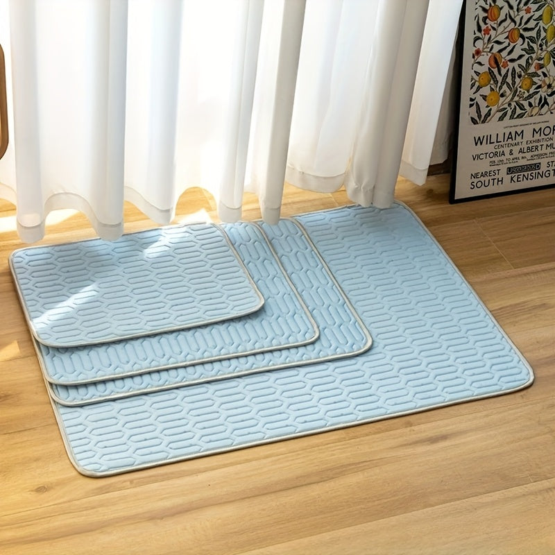 [2025 UPGRADED ICE-COOl MODEL] Summer Pet Cooling Mat Pad And Sleeping Pad Bed for Cat & Dog - Sweat Absorbent Surface - Keeps your pets cool and comfortable all summer long - Suitable for Small, Medium, and Large Cats & Dogs